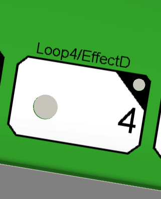 Overlaid silkscreen example